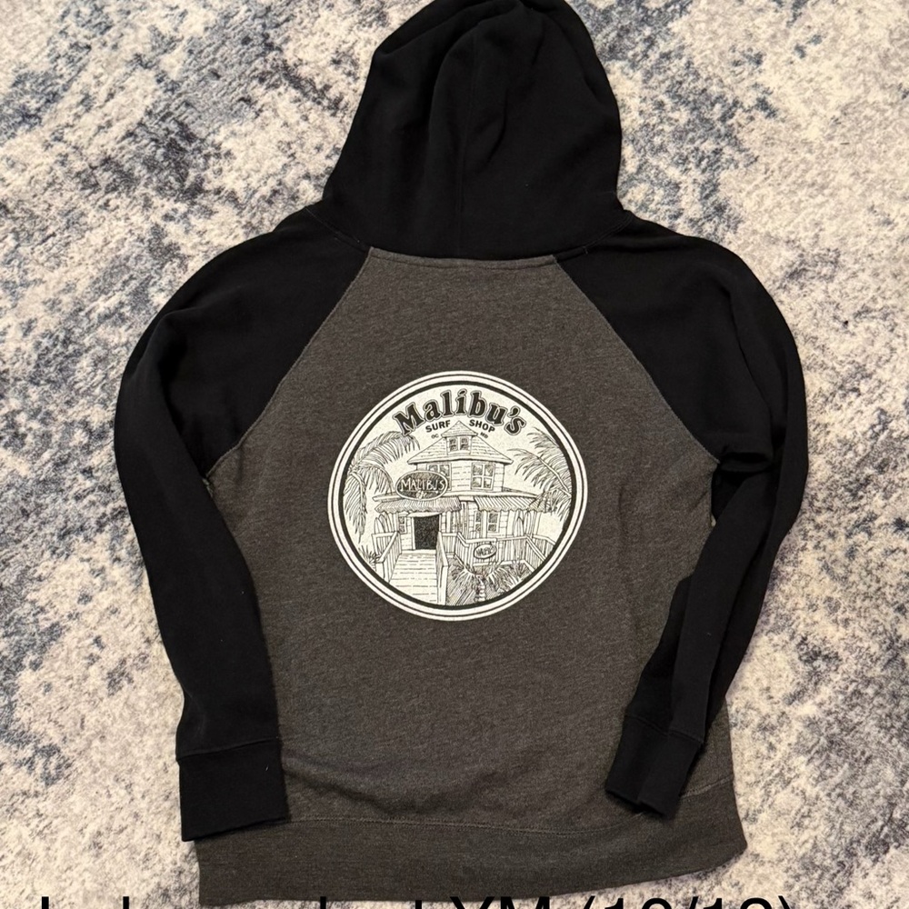 Malibus surf shop boys - Black and Gray Hoodie